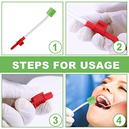 Wellgler's Oral Care Single Use Suction Swab 50 pcs - Gentle Mucus & Debris Removal