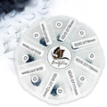 10D Premade Volume Lash Extension Kit- 5D Mixed Tray 1000 Premade Fans Eyelash Extensions - Promade Lash Fans Pointed Handmade Premade - Loose Fans Thin Base (10D C-Curl 9-16mm)