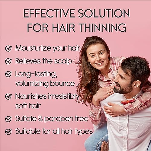 Biotin Hair Growth Shampoo and Conditioner Set for Thinning Hair - Volumizing Treatment for Men & Women