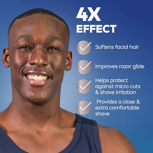 NIVEA MEN Maximum Hydration Shave Gel with Aloe Vera & Provitamin B5 - 3 Pack, 7 oz Cans