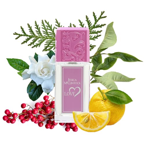 Jessica McClintock Love Eau De Parfum Spray for Women 3.4 oz - Bright Floral Fragrance with Gardenia Jasmine & Amber