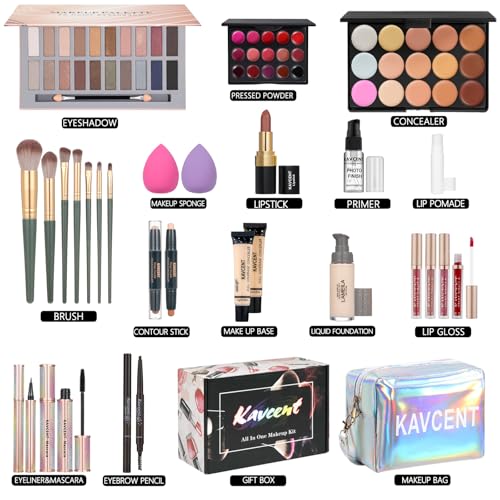Makeup Kits Makeup Kit for Women Full Kit Makeup Sets for Teenagers Teen Girls Foundation Eyeshadow Makeup Bag Makeup Gift Set for Teens Women