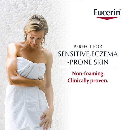 Eucerin Eczema Relief Cream Body Wash, Eczema Body Wash with Colloidal Oatmeal, Ceramide-3 and Licorice Root Extract, 13.5 Fl Oz Bottle