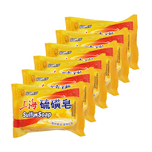 Sulfur Acne & Body Soap Bar 10% - Pack of 6, Face & Skin Treatment
