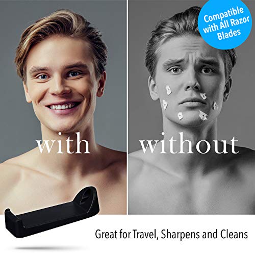 Men's Razor Blade Sharpener - Reusable Razor Cleaner & Sharpening Tool