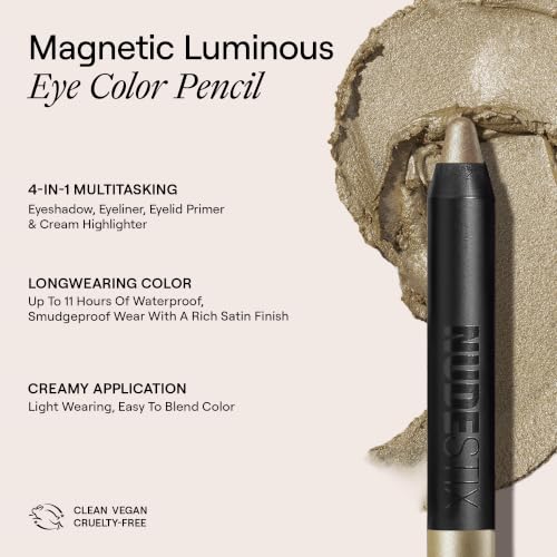 Nudestix Magnetic Luminous Eye Color Queen Olive 4-in-1 Cream Eyeshadow Stick