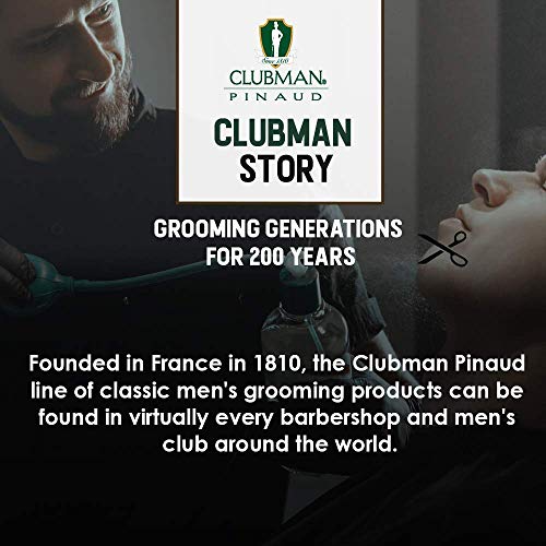 Clubman Pinaud Shave Essentials Set - Men's Grooming Whiskey Woods, Soap & Aftershave