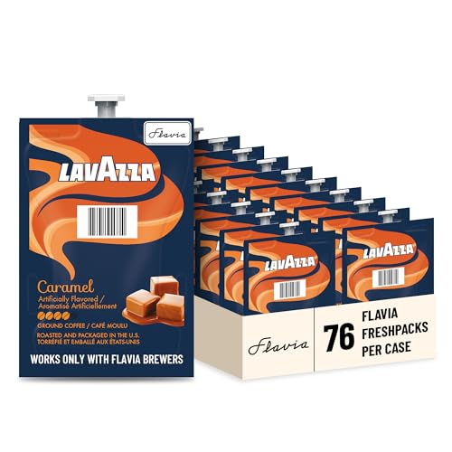 Lavazza Caramel Coffee Freshpacks for Flavia Brewers (Case of 76)
