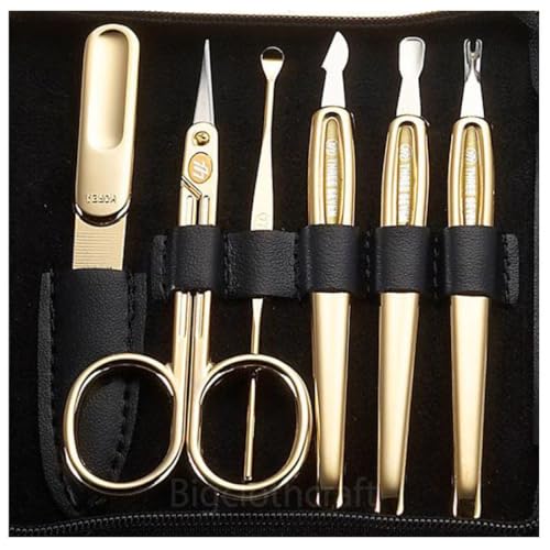 Premium Korean Nail Clipper Set with Travel Case - Manicure & Pedicure Kit