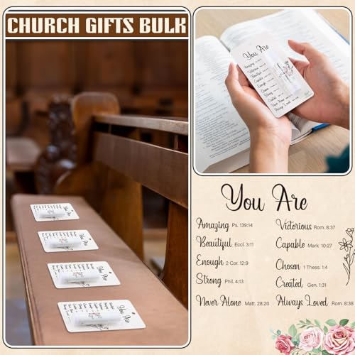 50 Pack Christian Lip Balm Party Favors for Women - Assorted Flavors, Inspirational, Moisturizing
