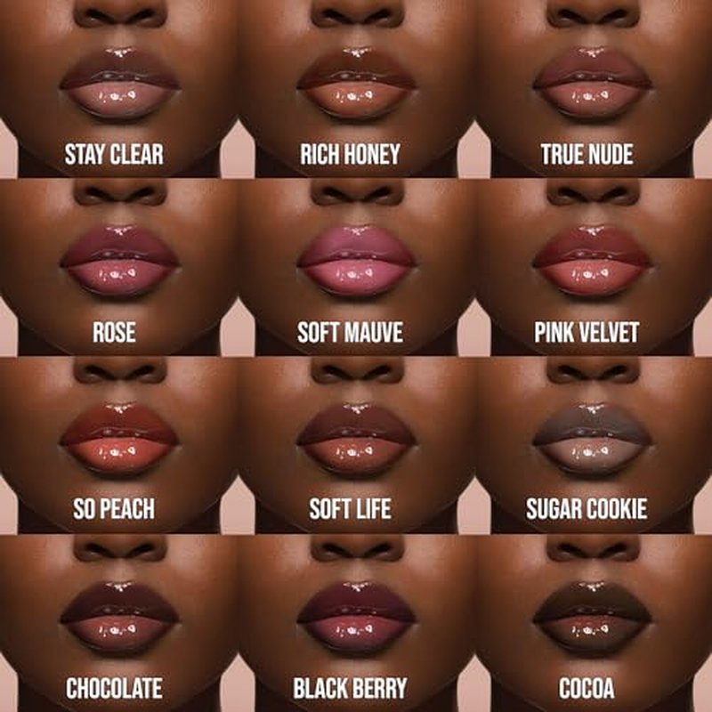 Juvia's Place Volumizing Gloss Sticks Black Berry - Shiny Luscious Lips with Nourshing Hydration, Plumping, Lip Plumper, Plumping Lip Balm, Hydrating Lip Gloss