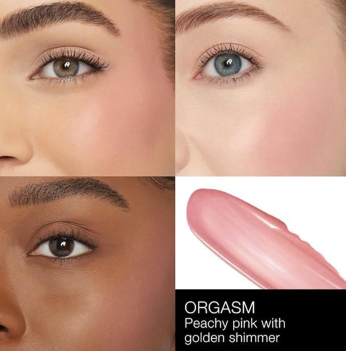 NARS Afterglow Liquid Blush Peach-Pink 0.23 oz - Natural Radiant Glow, Hydrating & Buildable