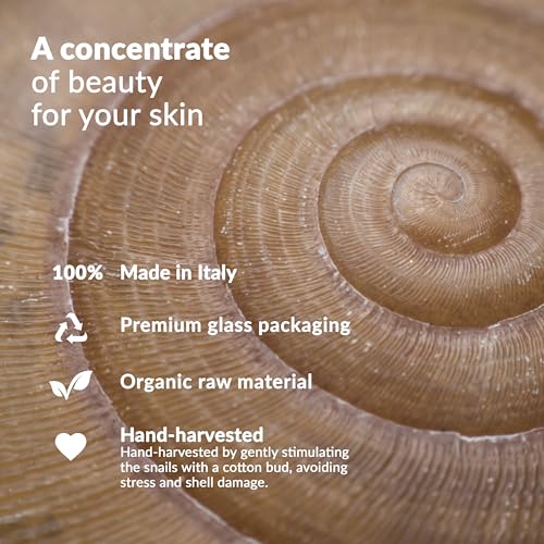Snail Secretion Face Cream with Hyaluronic Acid - Anti-Aging Moisturizer for All Skin Types - 1.69 Fl Oz