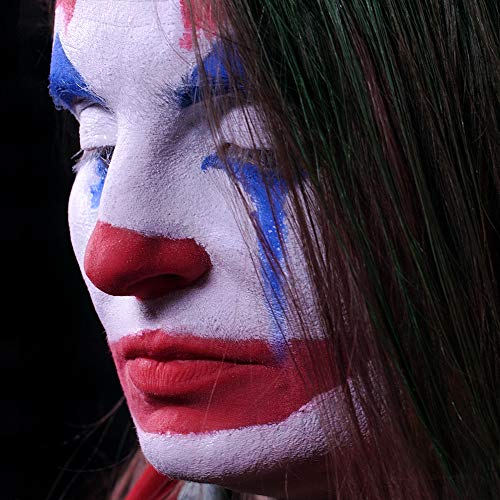 Deluxe Chaos Clown Makeup Kit - Complete 11-Piece Halloween Costume Set