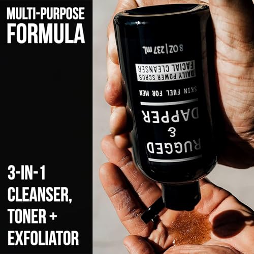 Men's Facial Cleanser & Exfoliating Face Wash - Deep Cleans Oily & Breakout-Prone Skin - Rugged & Dapper - Variation of THIS Listing