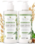 Tree To Tub Unscented Shea Butter Body Lotion 17 Fl Oz - Fragrance-Free Moisturizer for Dry & Sensitive Skin - 2 Pack