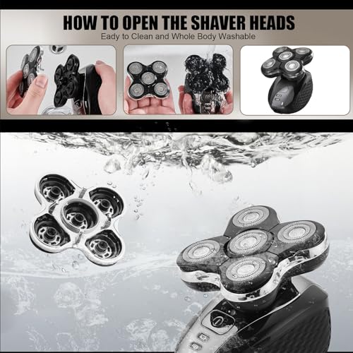 Shaver Replacement Heads Compatible with Remington XR7000 XR1500 - White