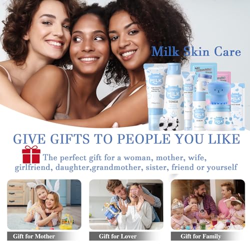 Kids Milk Skin Care Set for Teens Girls Ages 8-12 - Hydrating & Nourishing
