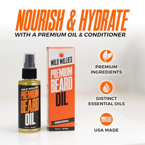 Men's Beard Care Kit with Oil, Shampoo, Comb & Brush - Variation of Beard Care Kit