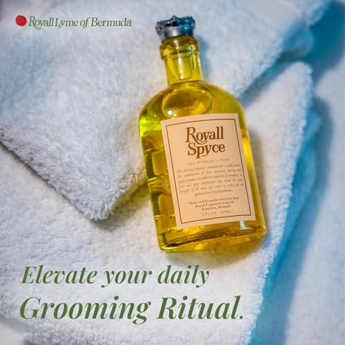 Royall Spyce By Royall Fragrances For Men. All Purpose Lotion 4.0 Oz (Packaging May vary)
