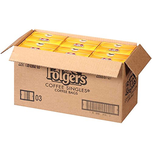 Folgers Coffee Singles - 19 Packets, Medium Roast, Instant Coffee for Easy Brewing