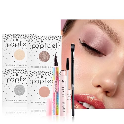 FantasyDay All in One Makeup Kit for Women Full Kit Girls Makeup Gift Sets Xmas Essential Bundle Include Eyeshadow Palette Lipstick Blush Concealer Eyeliner Mascara Foundation Brush Eyebrow Pencil