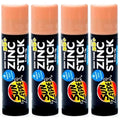 Sun Zapper Zinc Sunscreen Stick Light Skin Tone 4-Pack SPF 50+ ? Tinted Mineral Sunscreen Sticks for Face, Water Resistant Sunblock, Travel Size 12g (0.42 oz) each, Australian Made