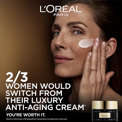 Unscented L'Oreal Paris Age Perfect Midnight Cream & Serum Sample - 1.7 Oz