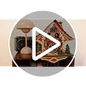 Handmade Wooden Cuckoo Clock - Black Forest Wall Clock with Automatic Night Silence