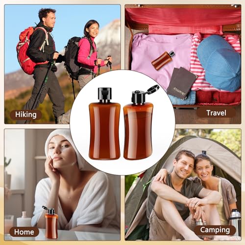 50 Pcs Travel Lotion Bottles Set - 3.4 oz Reusable Plastic Squeeze Containers - Leakproof & Airline Approved Variation of THIS listing