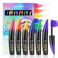 6 Colors Mascara Set, Colorful Mascara Waterproof Long-lasting Volumising Lengthening Curling, Create 3D Charming Eye Makeup, Brilliant Halloween/Christmas Gift Set for Women Teenage Girls#1