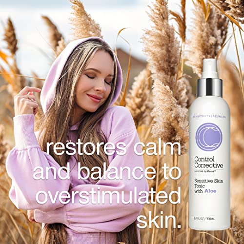 Sensitive Skin Calming Toner with Aloe & Chamomile - Hydrating & Soothing, 6.7 Fl Oz