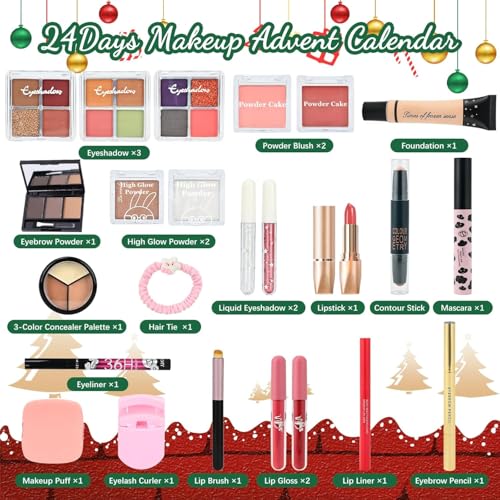 Obmyllax Hot Pink Makeup Advent Calendar 2025 — 24 Beauty Surprise Gifts