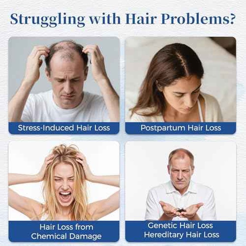 Hair Growth Serum Roll On 25ml with Saw Palmetto, Rosemary & Pea Extract£¬Helps Support Thicker, Fuller Hair Appearance£¬Clean, Non-Greasy Hair Loss Support for Men & Women Pack of (1)