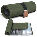 Toiletry Bag for Men, Travel Essentials Travel Toiletry Bag, Water-Resistant Compact Bathroom Roll Organizer for Hygiene, Shaving kit, Gifts for men (4.Army Green(Polyster))