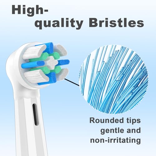 JSMIOROSE White 6-Pack Replacement Brush Heads for Oral B IO Electric Toothbrushes