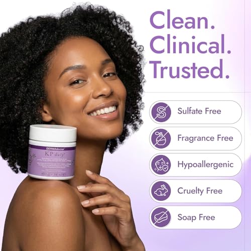Dermadoctor KP Bump Eraser Body Scrub 32oz Unscented with 10% AHAs & PHAs