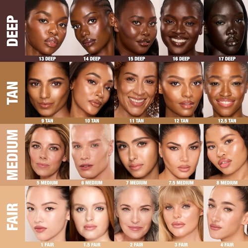 Charlotte Tilbury Unreal Skin Tint & Sheer Glow Hydrating Foundation Stick - Cream Foundation Makeup with Sheer-to-Light Coverage & a Buildable Formula - Blurring, Smoothing & Nourishing