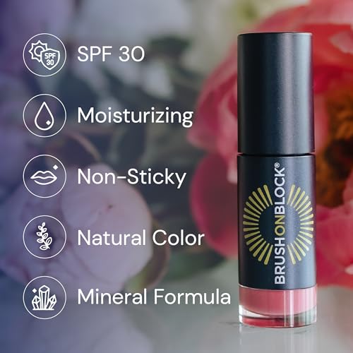 Lip Oil SPF 30 Sun Protection with Mineral & Hydrating Oils - Fig - Cruelty-Free & Vegan