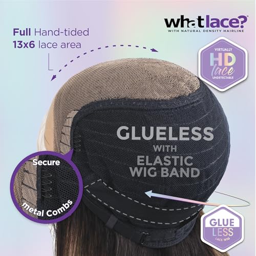 Synthetic Lace Front Wig 13x6 Balayage Ash Blonde Pre-Plucked Hairline - Larissa