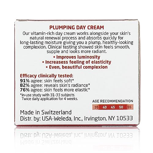 Weleda Pomegranate Face Care Plumping Day Cream - 1.3 Fl Oz - Vegan Moisturizer with Maca Root Peptides - Variation of THIS listing