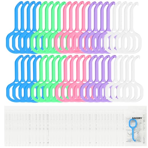 40PCS Clear Aligner Remover Tools Set - Individually Wrapped Dental Retainer & Denture Accessories