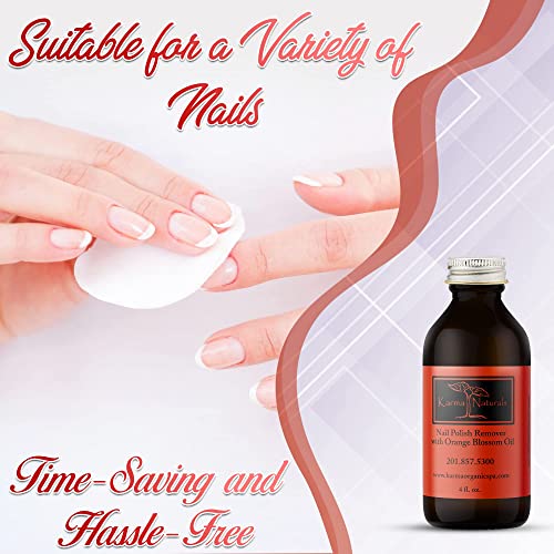 Karma Organic Nail Polish Remover & Top Coat Bundle ? Natural Unscented Nail Polish Remover (4FL-Oz) Halal Truly Breathable Nail Enamel Top Coat ANASTASIA (4fl-oZ)