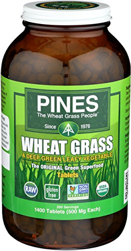 Organic Wheat Grass Tablets - 1400 Count, Vegan, Non-GMO, Kosher, Gluten-Free
