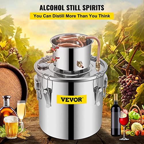 VEVOR 8Gal/30L Stainless Steel Alcohol Still Distiller Home Brewing Kit