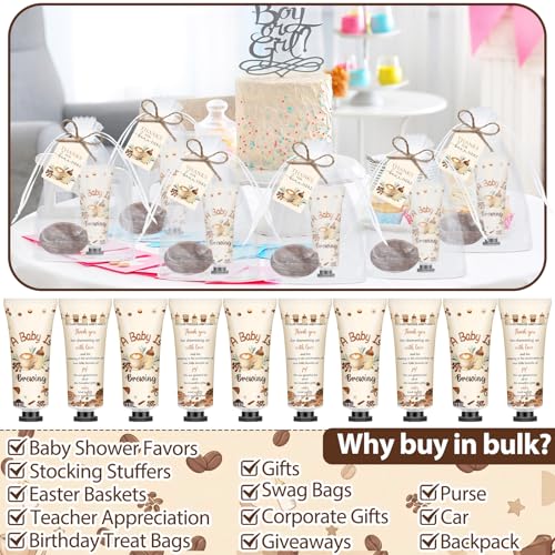 25 Pcs Coffee Baby Shower Favors - Coffee Bean Shaped Soaps & Gifts