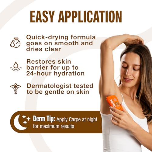 Carpe 100-Hour Antiperspirant Deodorant for Women - Coconut Vanilla, 1.76oz Pack of 2
