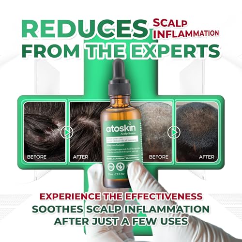Atoskin Seborrheic Dermatitis & Dandruff Serum + Shampoo for Adults & Kids
