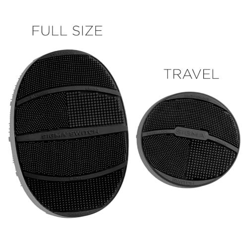 Silicone Makeup Brush Cleaner Mat - Switch Shade Changing, Double-Sided Brush Pad
