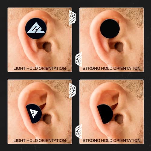 Cauliflower Ear Magnet Set - 6 Reversible Magnets + Pressure Discs & Sizes - Ear Injury Treatment & Prevention Kit - Variation of THIS listing